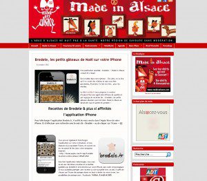 made in alsace iphone bredele