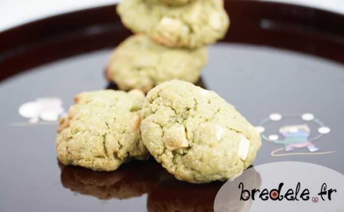 Cookies Thé Matcha et Chocolat Blanc