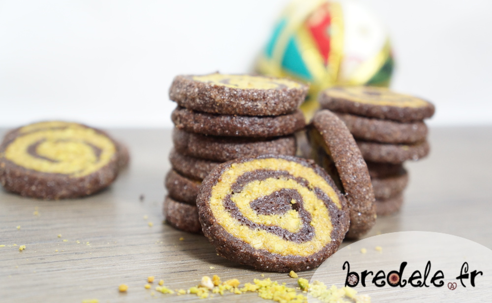 Spirales Chocolat Pistache