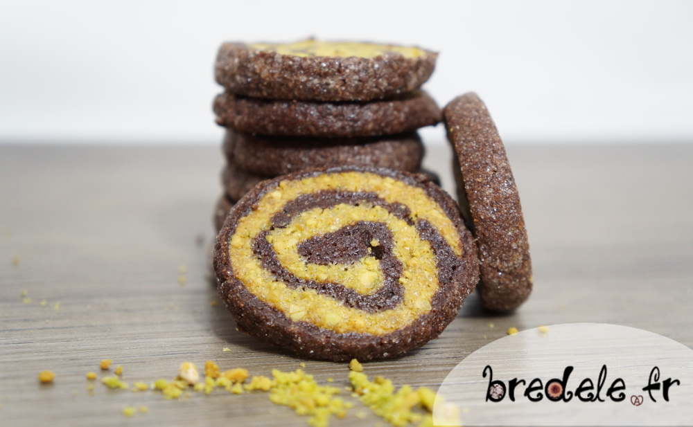 Spirales Chocolat Pistache