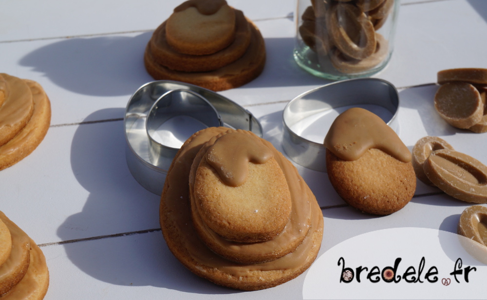 Biscuits Oeuf de Paques au Chocolat Dulcey