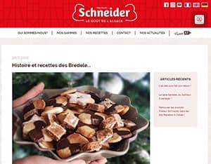 Article Traiteur Schneider Histoire et recettes de Bredele