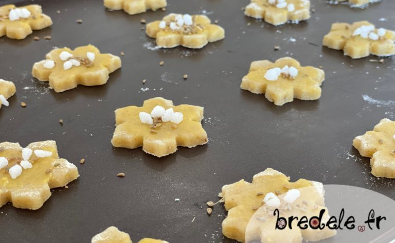 Préparation Bredele à l'anis et au sucre perlév