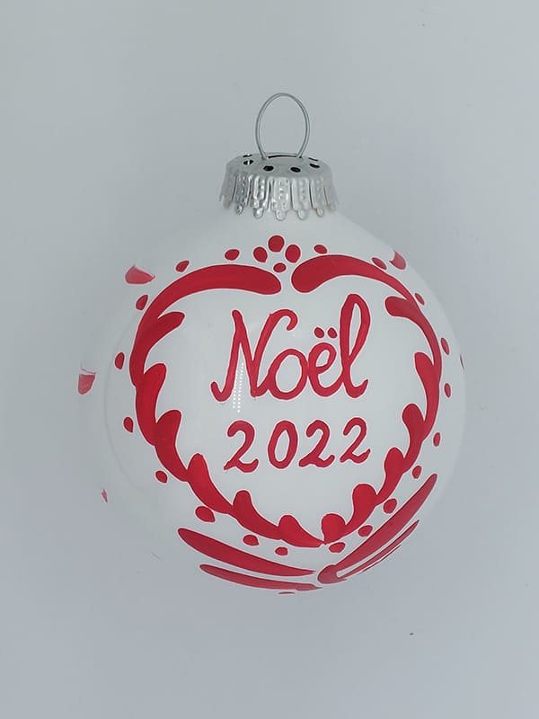 Art Populaire Alsacien, Boule de Noël 2022