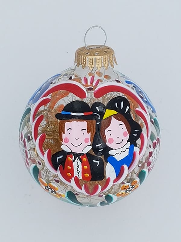 Art populaire Alsacien, Boules de Noël d'Alsace