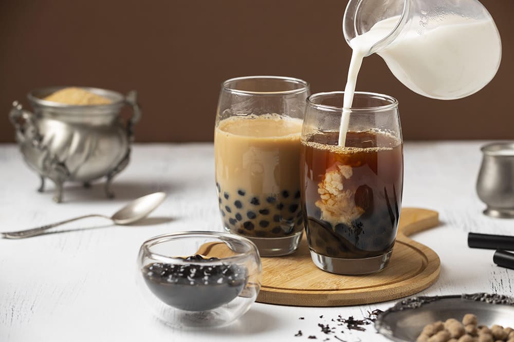 Préparation du Bubble Tea