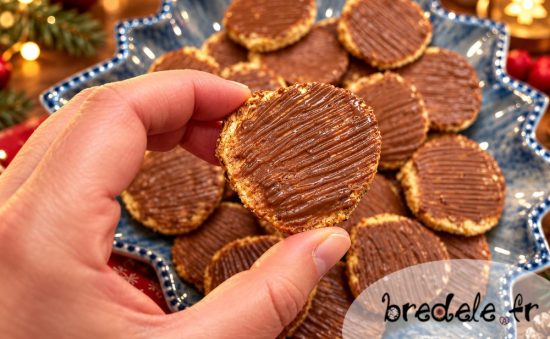 Bredele aux noix de pécan et chocolat
