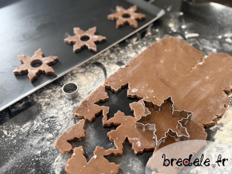 Préparation des Bredele chocolat cannelle Préparation des Bredele chocolat cannelle
